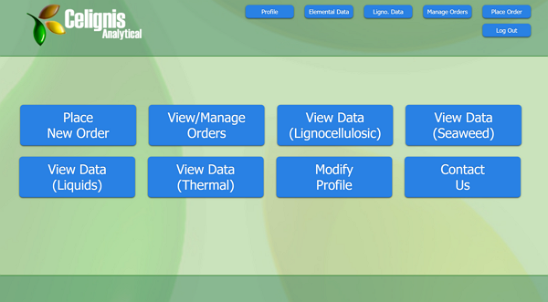 database menu